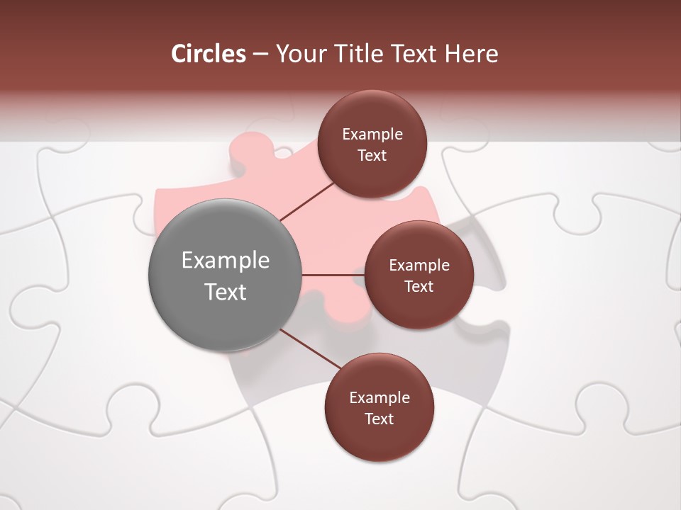 Teamwork Incomplete Unique PowerPoint Template