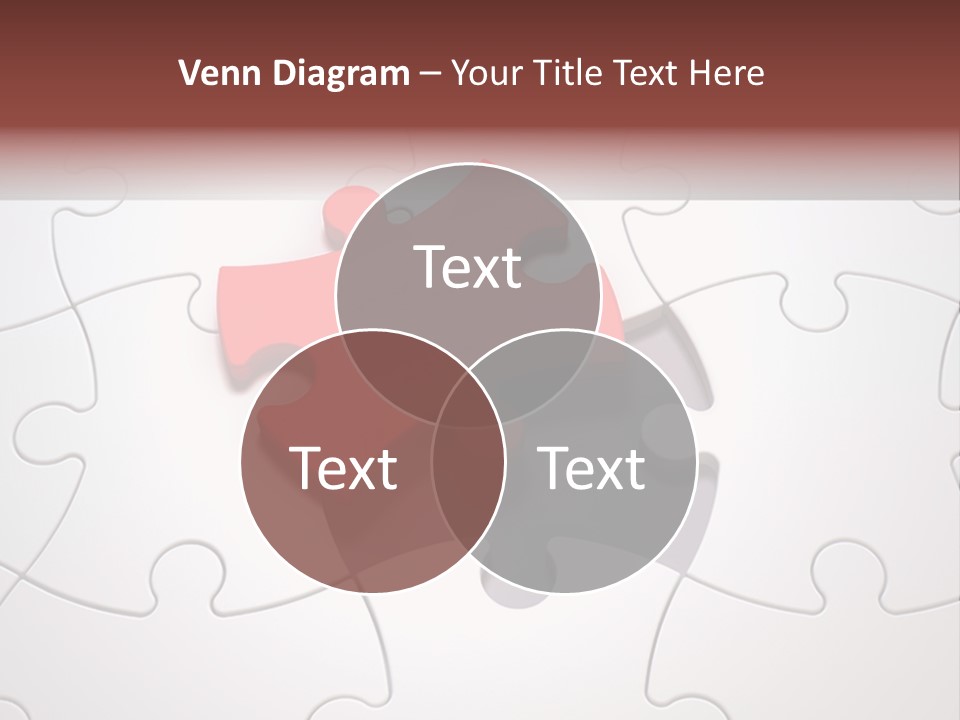 Teamwork Incomplete Unique PowerPoint Template