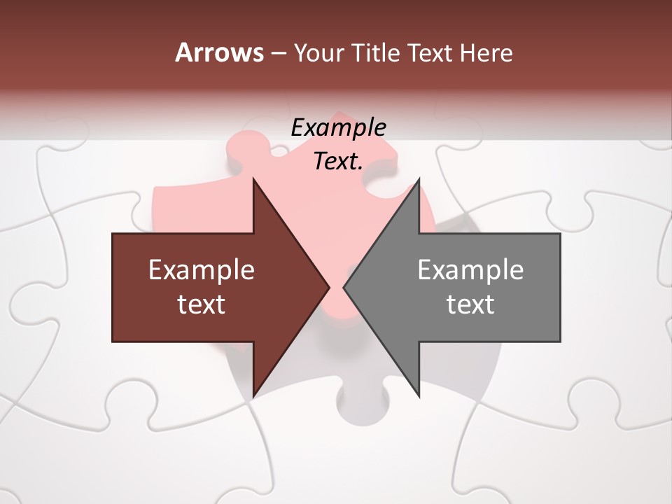 Teamwork Incomplete Unique PowerPoint Template