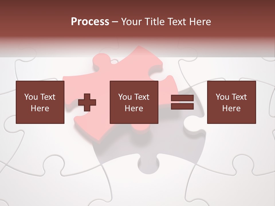 Teamwork Incomplete Unique PowerPoint Template
