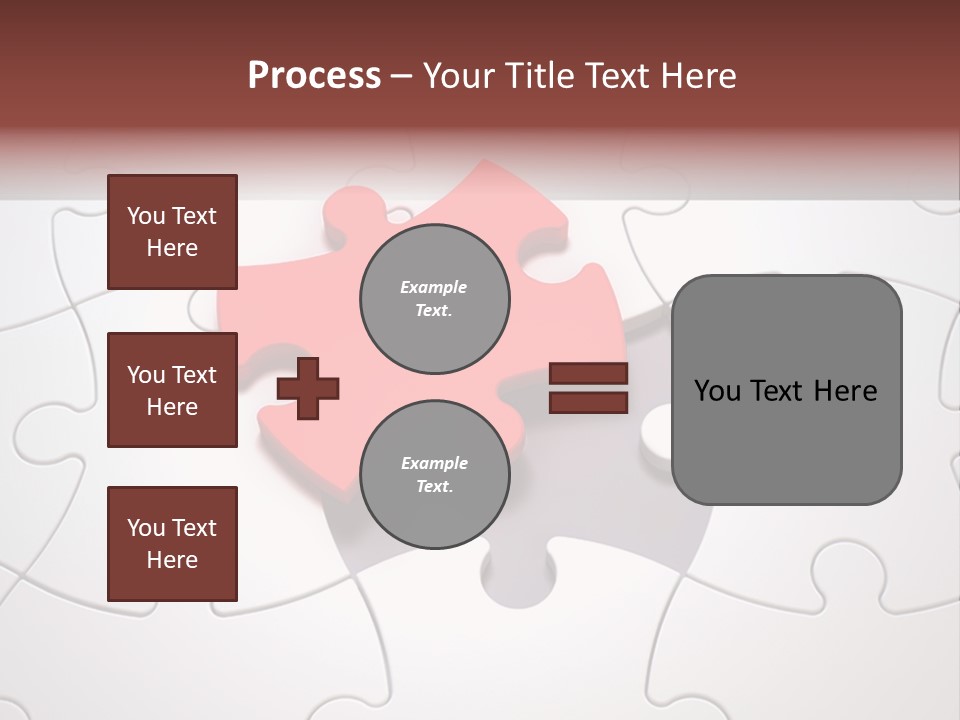 Teamwork Incomplete Unique PowerPoint Template