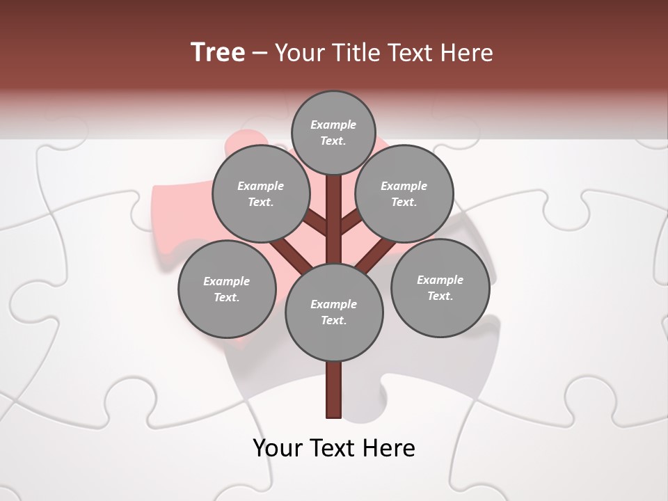 Teamwork Incomplete Unique PowerPoint Template