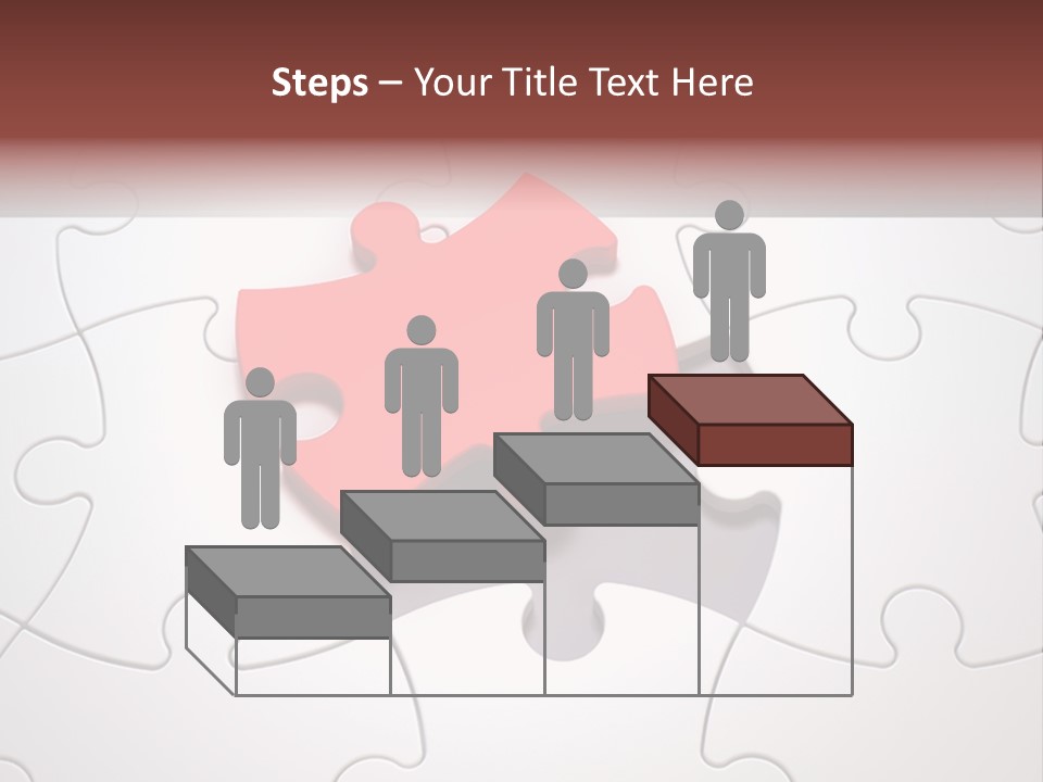 Teamwork Incomplete Unique PowerPoint Template