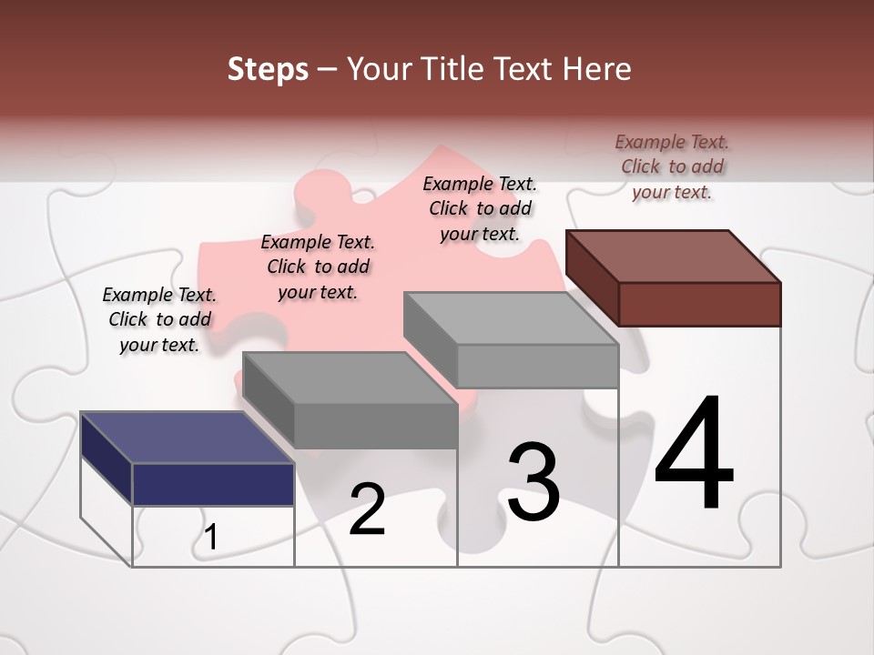 Teamwork Incomplete Unique PowerPoint Template