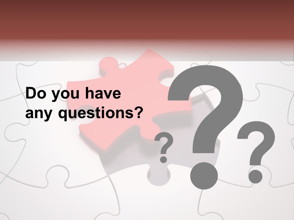 Teamwork Incomplete Unique PowerPoint Template