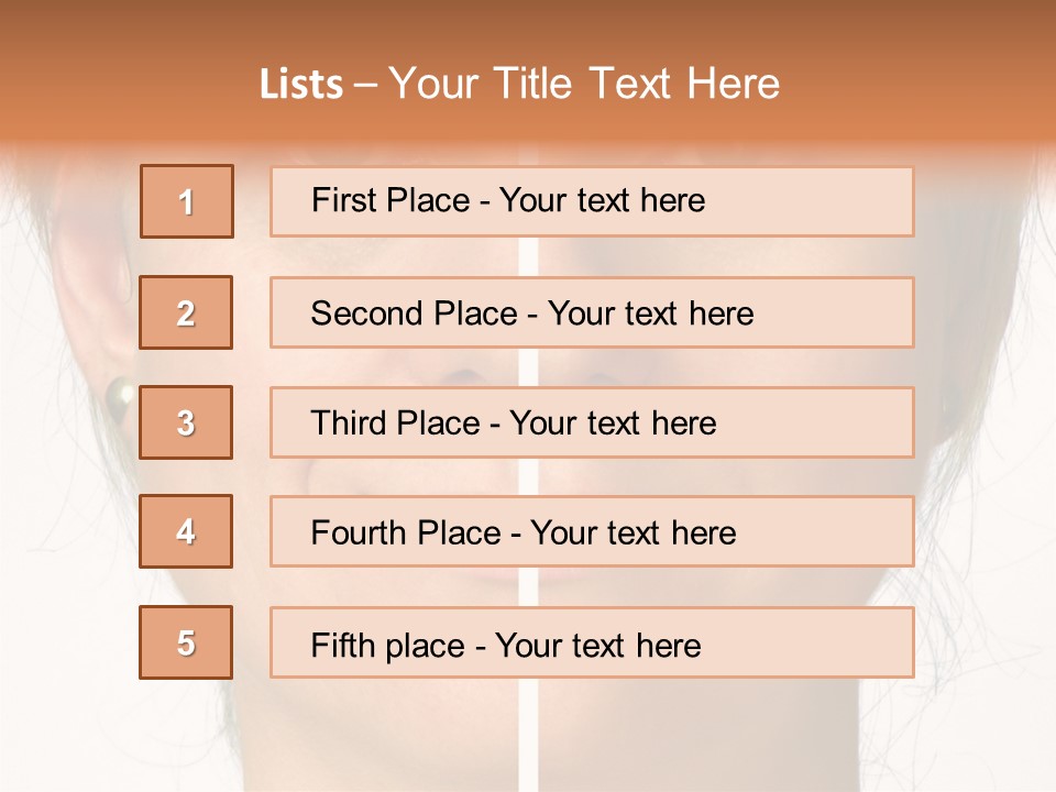 Care Effect Portrait PowerPoint Template