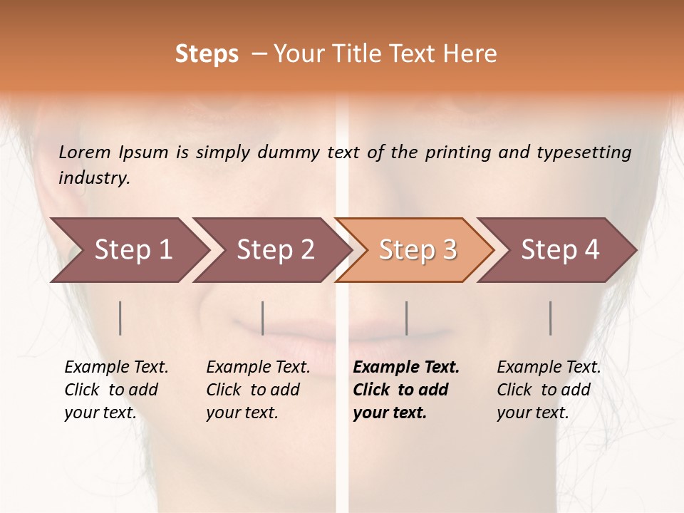 Care Effect Portrait PowerPoint Template