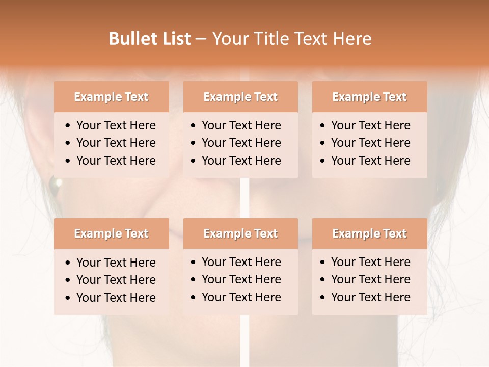Care Effect Portrait PowerPoint Template