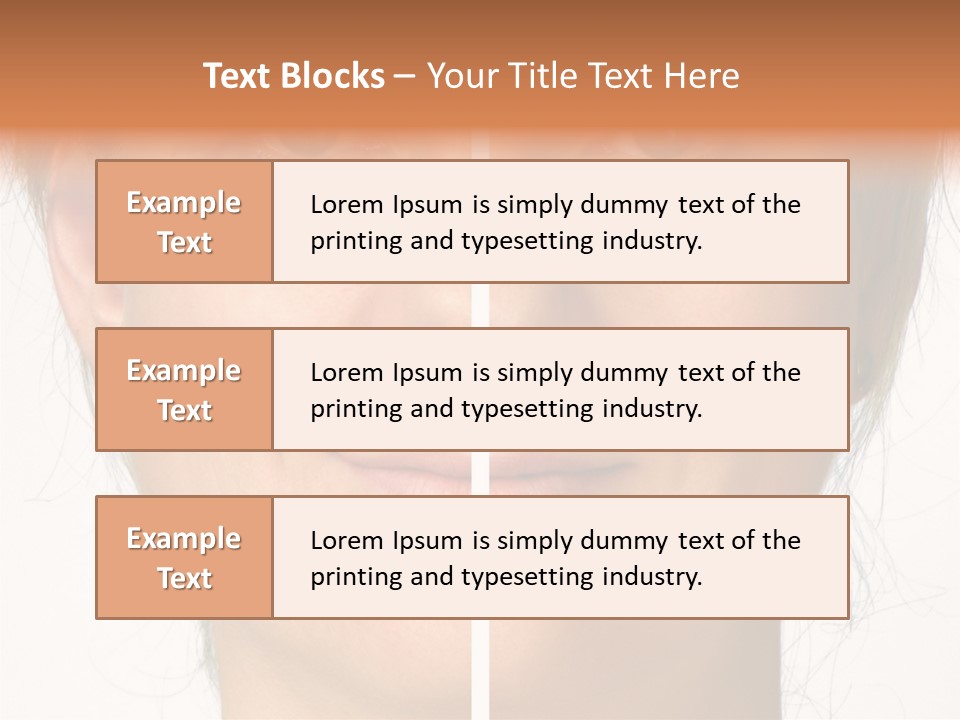 Care Effect Portrait PowerPoint Template