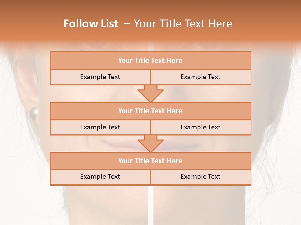 Care Effect Portrait PowerPoint Template