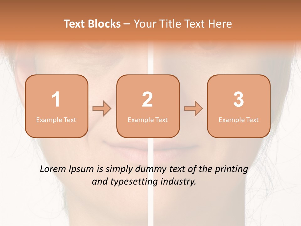 Care Effect Portrait PowerPoint Template