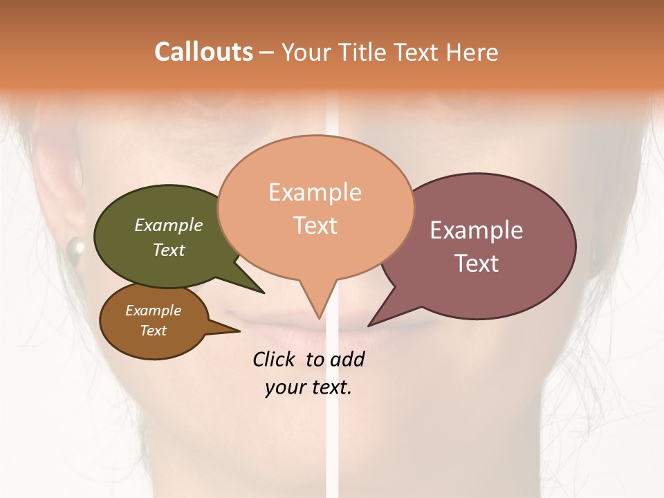 Care Effect Portrait PowerPoint Template