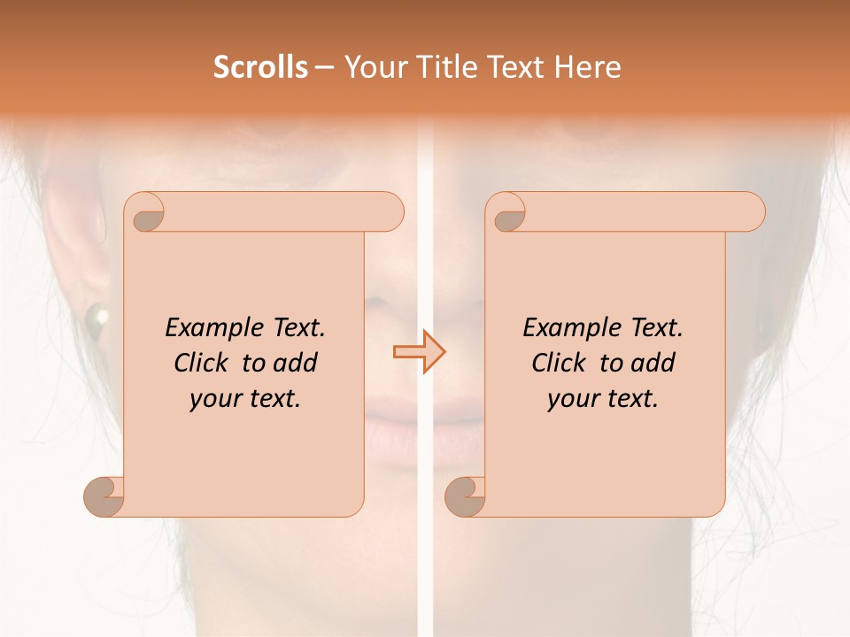 Care Effect Portrait PowerPoint Template