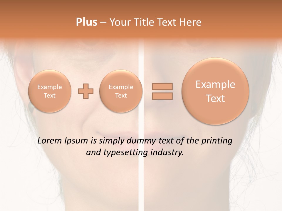 Care Effect Portrait PowerPoint Template