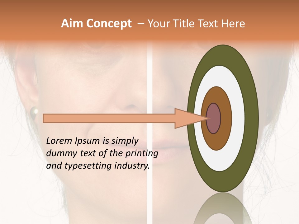 Care Effect Portrait PowerPoint Template