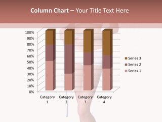 Isolated Woman Success PowerPoint Template