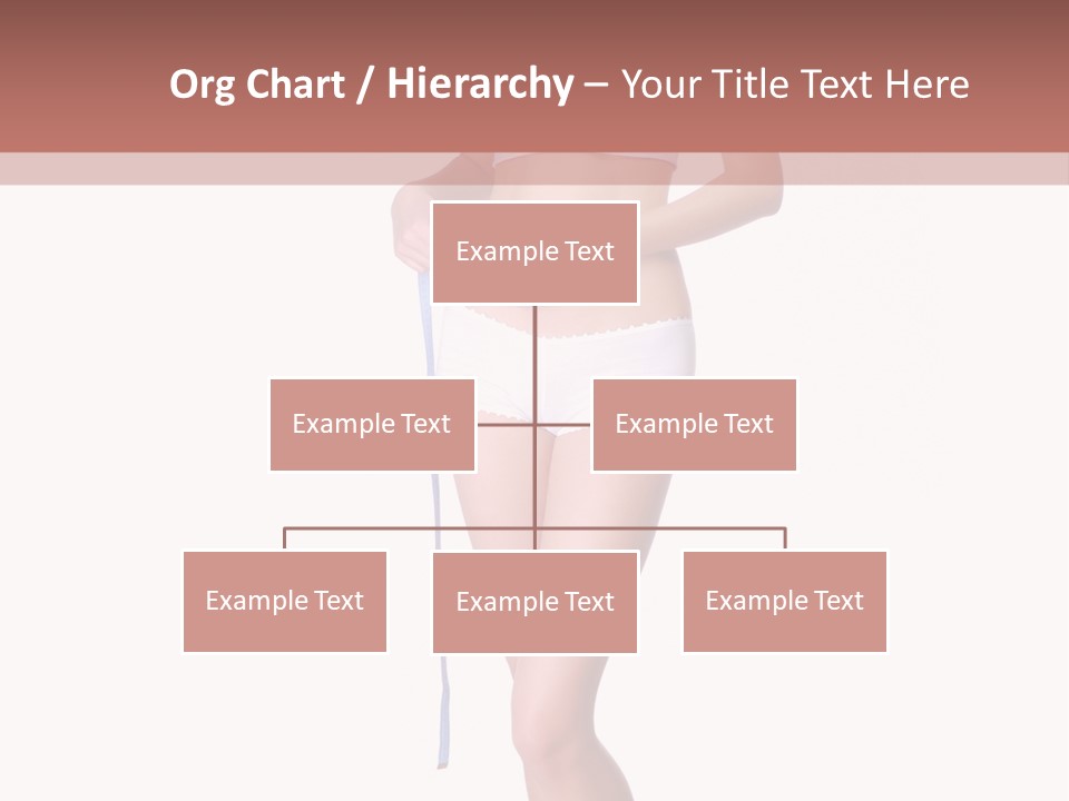 Isolated Woman Success PowerPoint Template