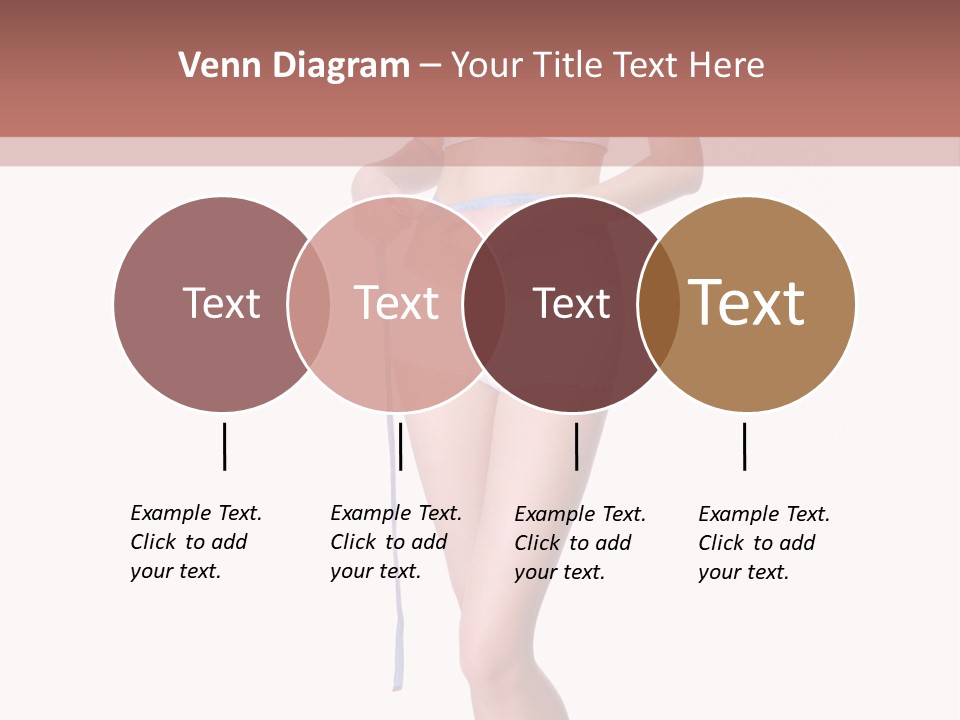 Isolated Woman Success PowerPoint Template