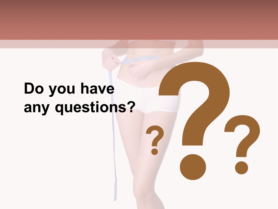 Isolated Woman Success PowerPoint Template