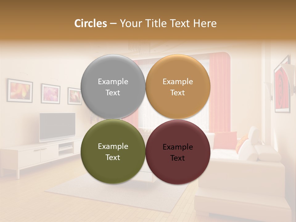 Floor Illuminated Indoors PowerPoint Template