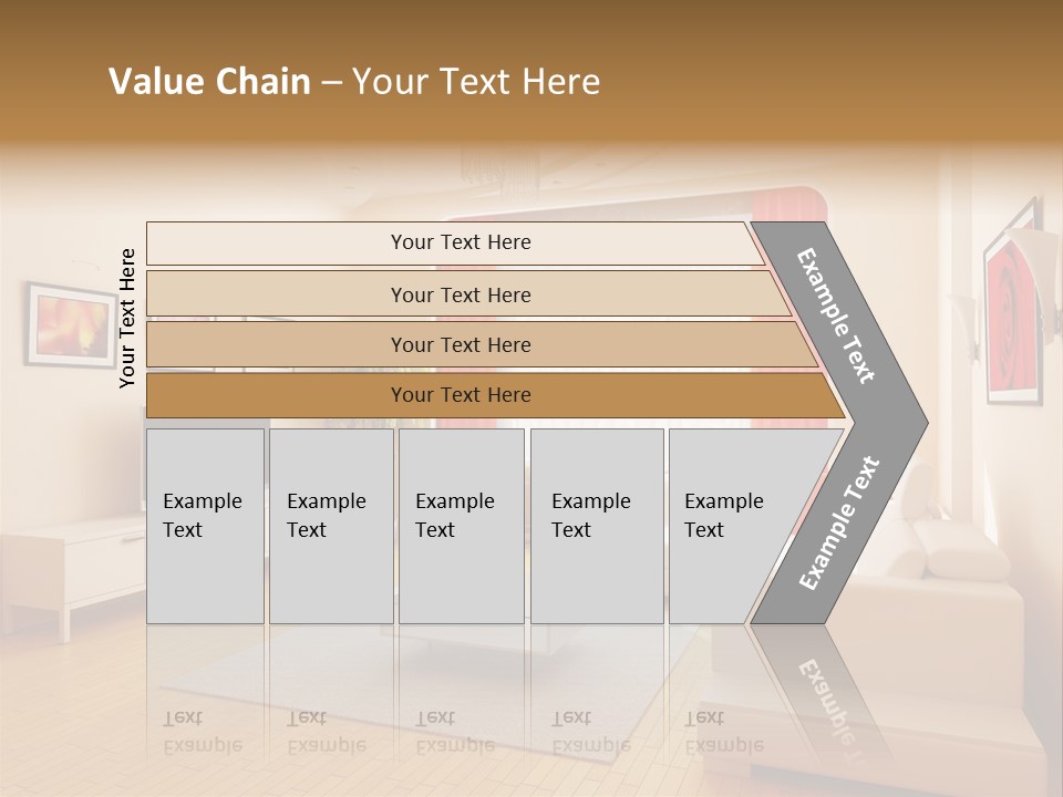 Floor Illuminated Indoors PowerPoint Template