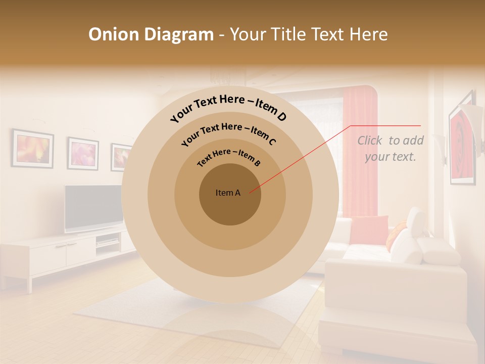 Floor Illuminated Indoors PowerPoint Template