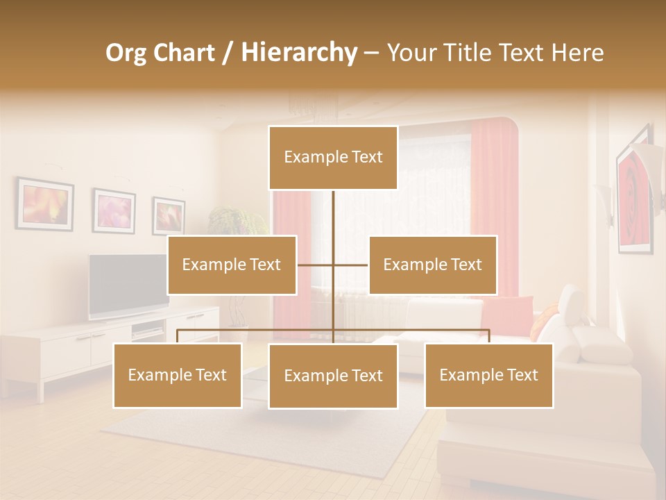 Floor Illuminated Indoors PowerPoint Template