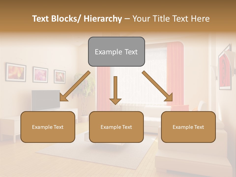 Floor Illuminated Indoors PowerPoint Template