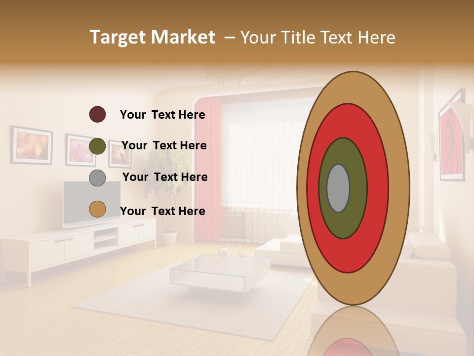 Floor Illuminated Indoors PowerPoint Template