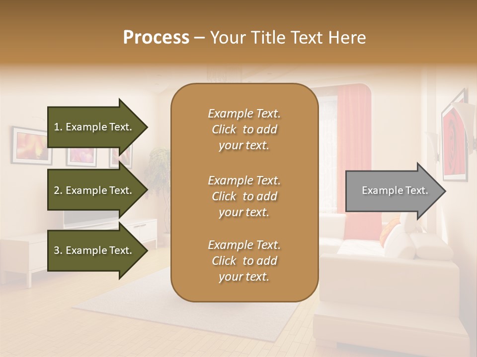 Floor Illuminated Indoors PowerPoint Template