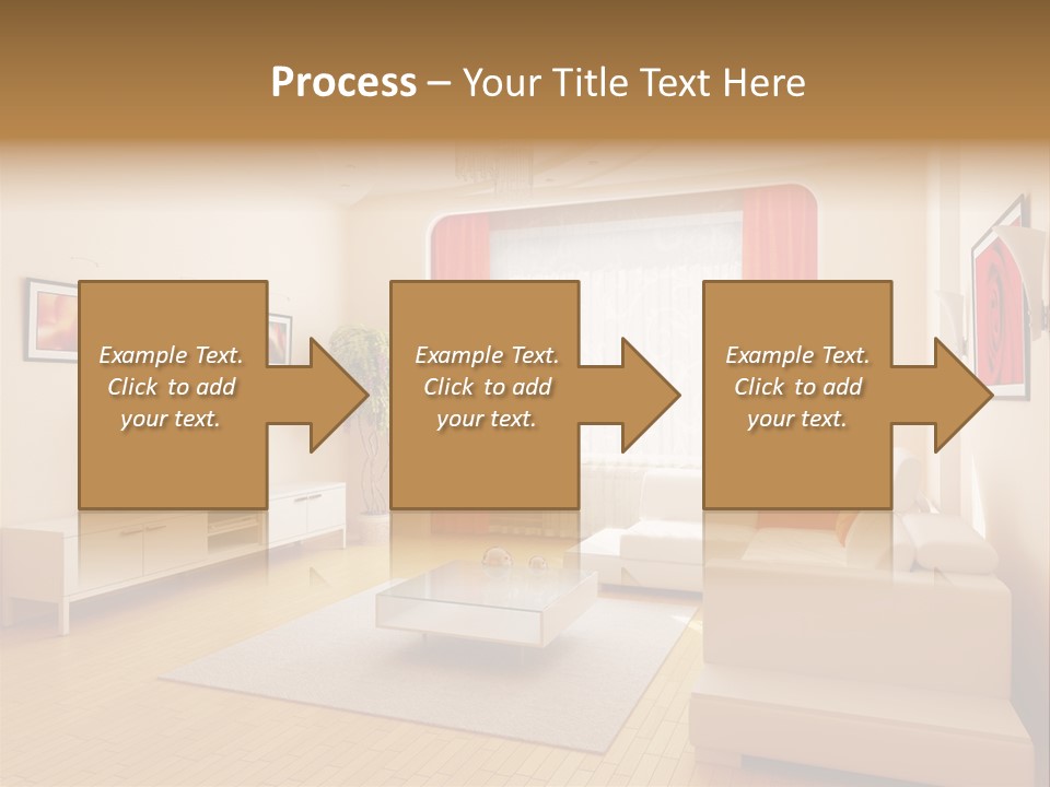 Floor Illuminated Indoors PowerPoint Template