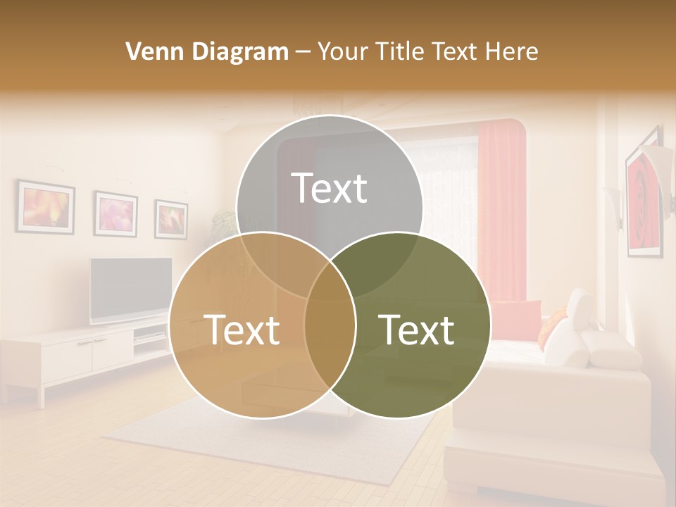 Floor Illuminated Indoors PowerPoint Template