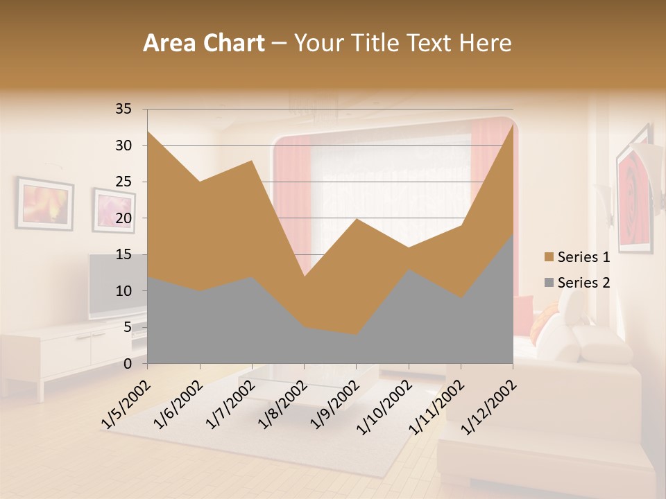 Floor Illuminated Indoors PowerPoint Template