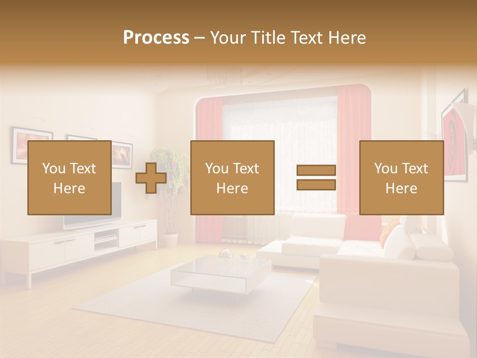Floor Illuminated Indoors PowerPoint Template