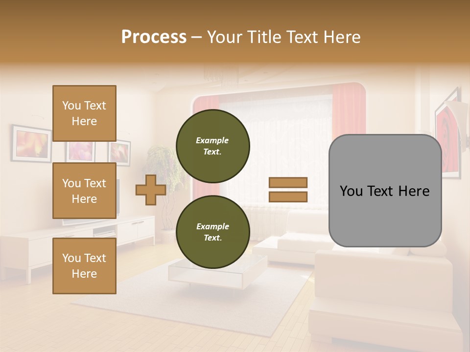 Floor Illuminated Indoors PowerPoint Template