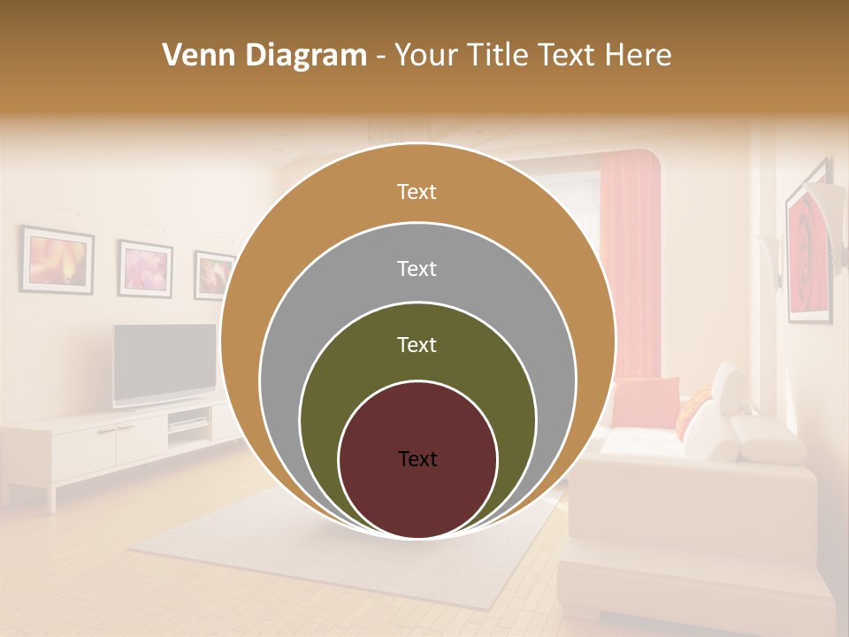Floor Illuminated Indoors PowerPoint Template