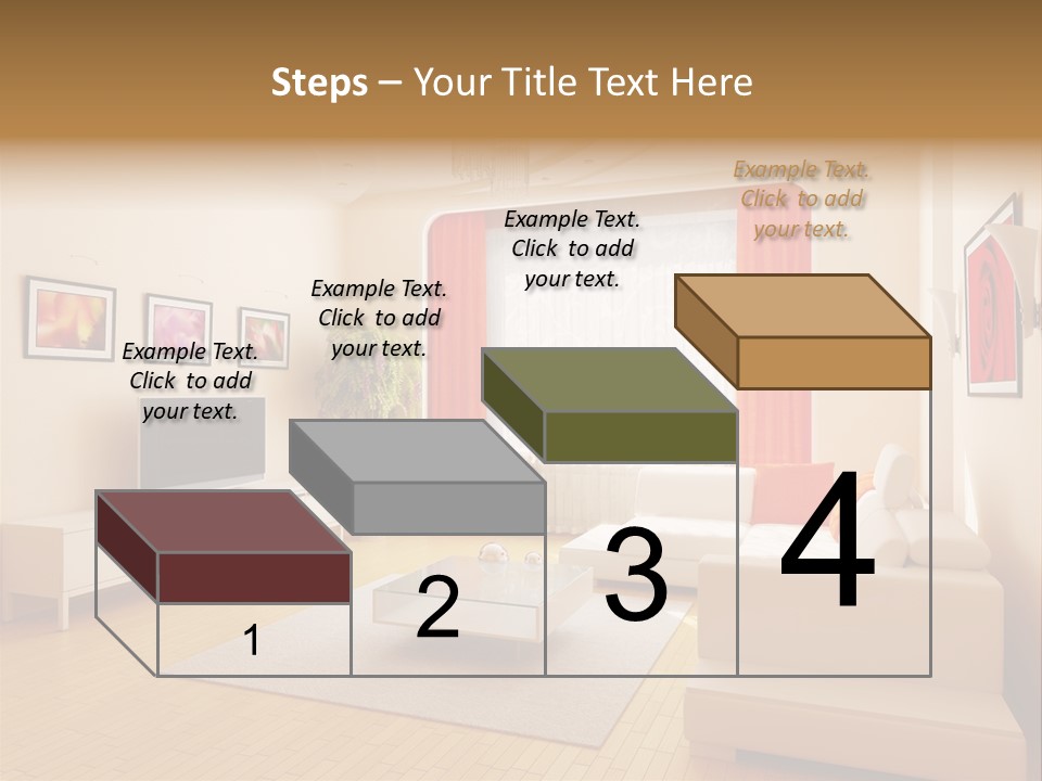 Floor Illuminated Indoors PowerPoint Template