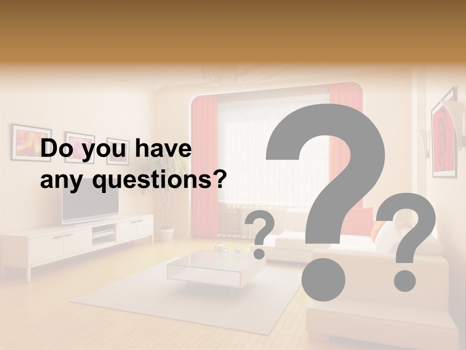 Floor Illuminated Indoors PowerPoint Template