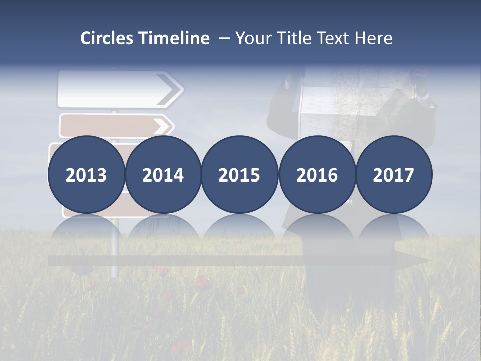 Cartography Exploration Backpacker PowerPoint Template
