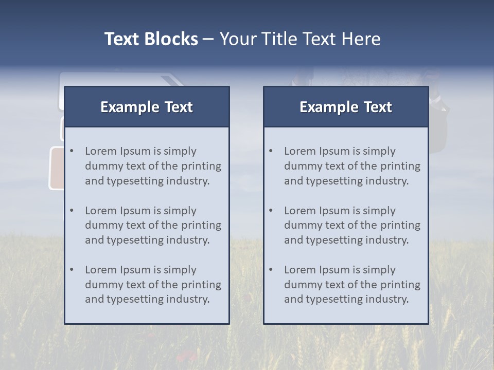 Cartography Exploration Backpacker PowerPoint Template