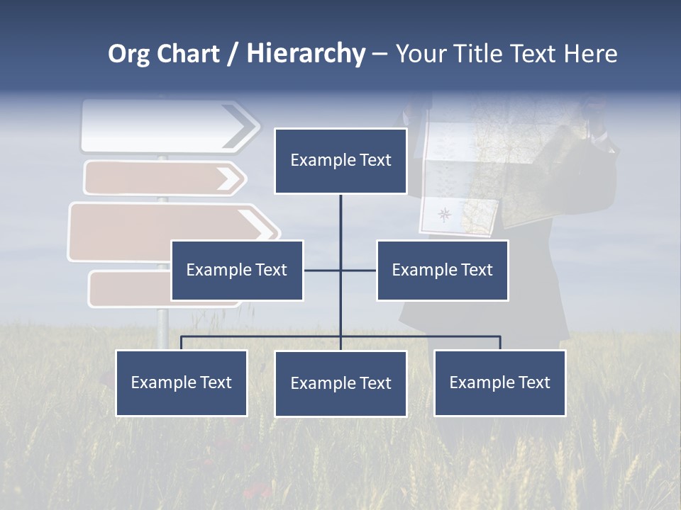 Cartography Exploration Backpacker PowerPoint Template