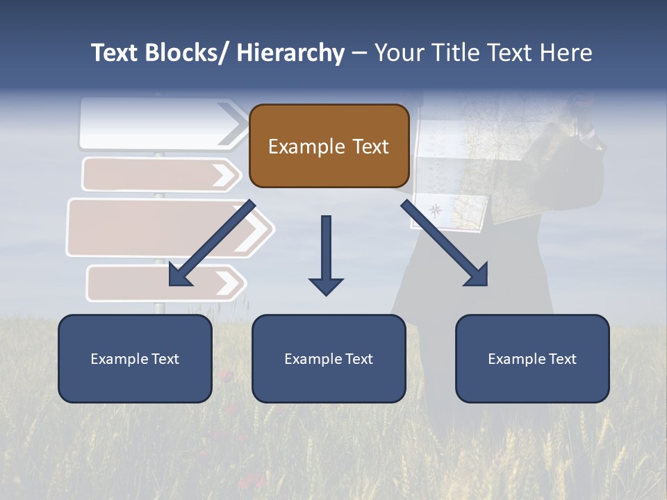 Cartography Exploration Backpacker PowerPoint Template