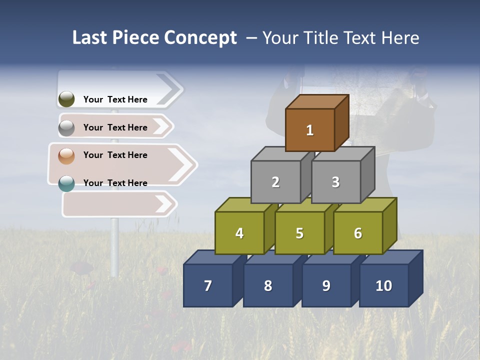 Cartography Exploration Backpacker PowerPoint Template