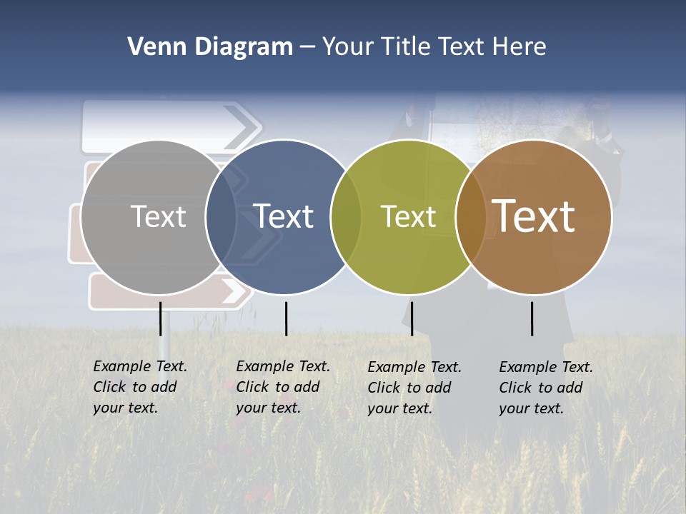 Cartography Exploration Backpacker PowerPoint Template