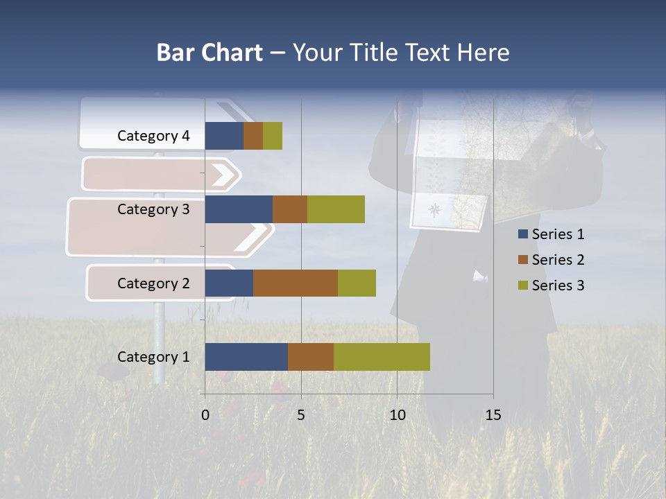 Cartography Exploration Backpacker PowerPoint Template