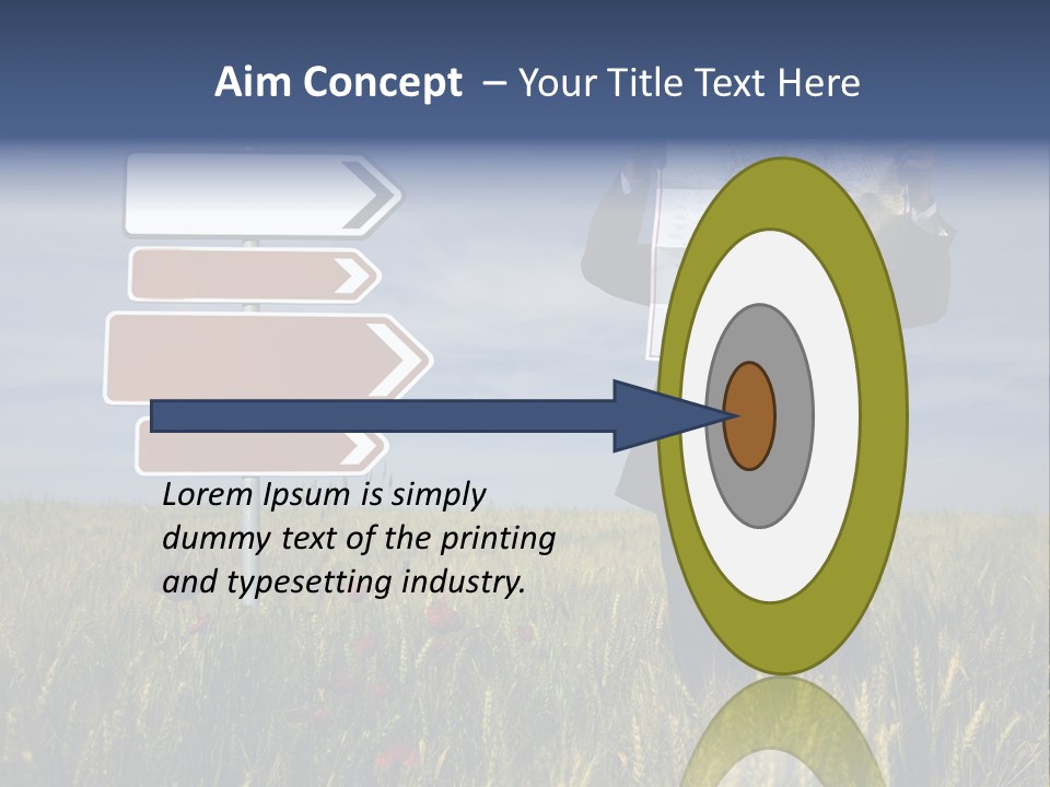Cartography Exploration Backpacker PowerPoint Template