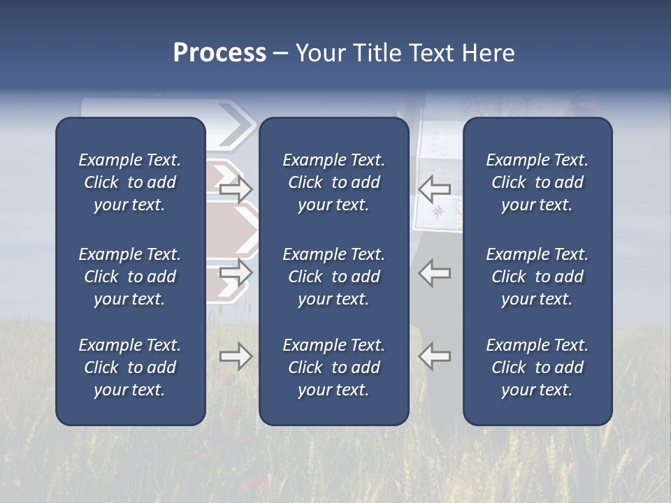 Cartography Exploration Backpacker PowerPoint Template