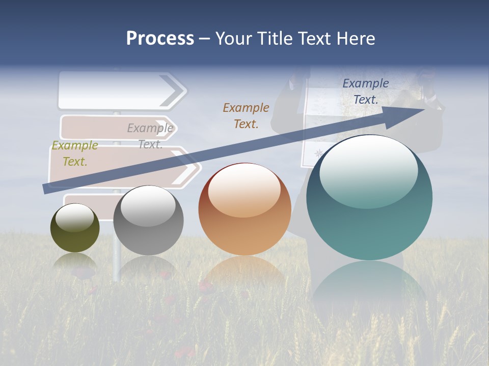 Cartography Exploration Backpacker PowerPoint Template