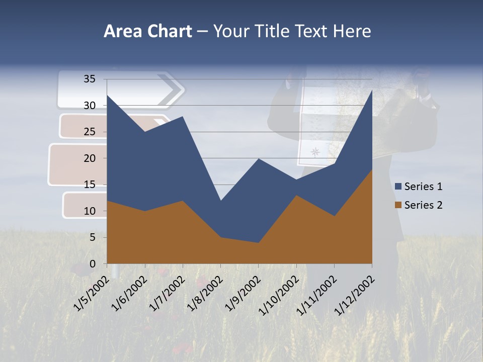 Cartography Exploration Backpacker PowerPoint Template