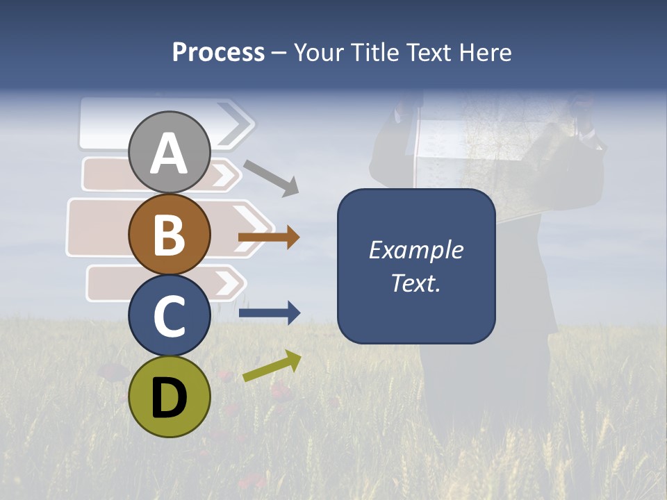 Cartography Exploration Backpacker PowerPoint Template